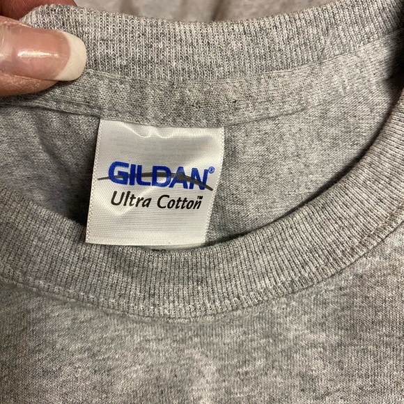 Gildan Unisex Small T Shirt Grey / Black Illinois Governor’s Humourous - Picture 5 of 7